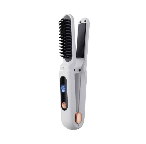 Smart Hair Straightener Brush – Style & Straighten with One Tool (XY-286)