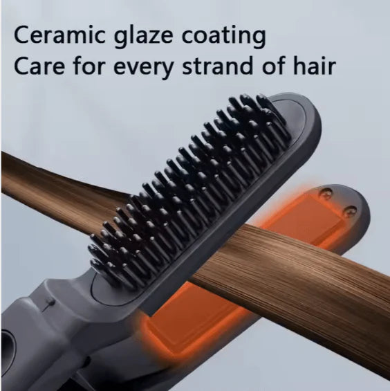 Instant Hair Makeover: 2-in-1 Straightener & Comb (Model XY-286)