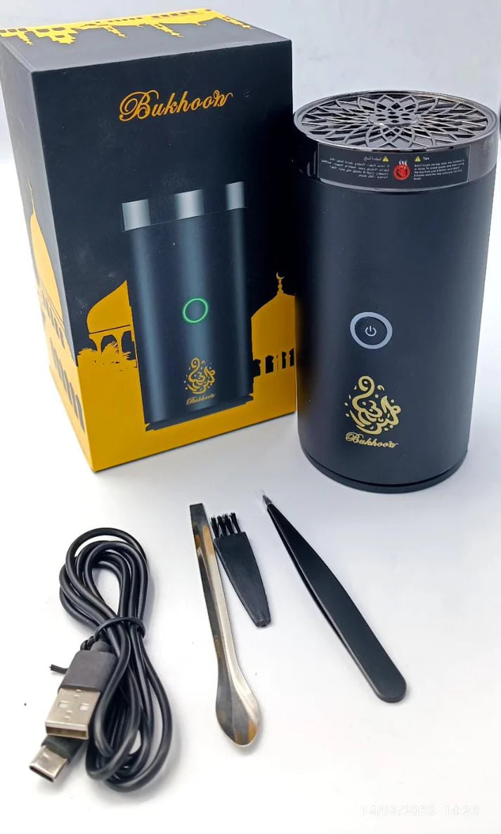 "Smart Bukhoor Perfume Dispenser – Luxury Aroma with One-Touch Ease!"