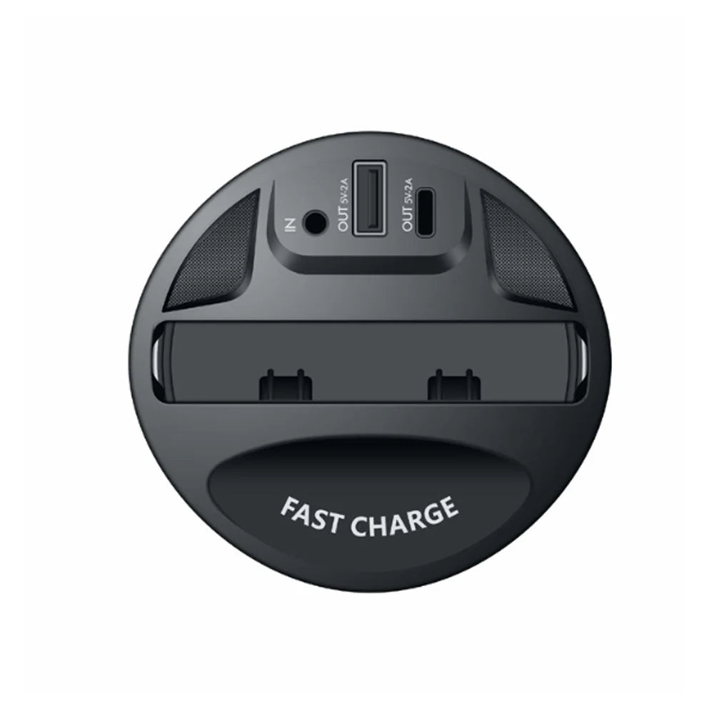 Smart Car Wireless Charger with Auto-Clamp | Dual Function Convenience