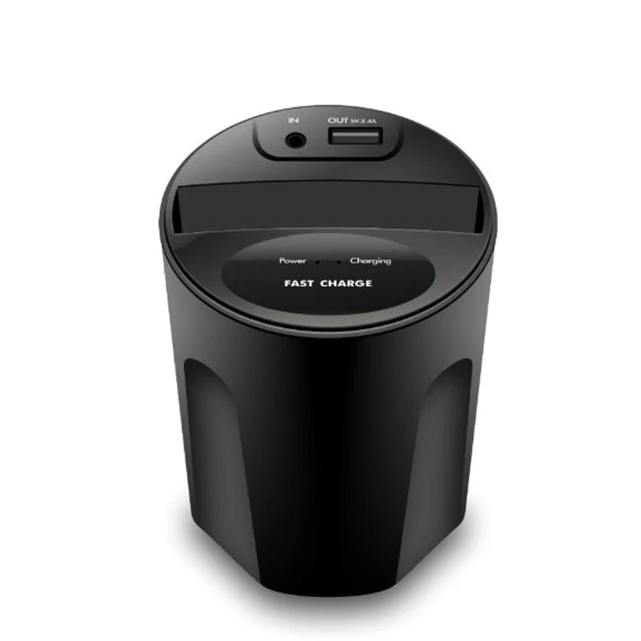Smart Car Wireless Charger with Auto-Clamp | Dual Function Convenience