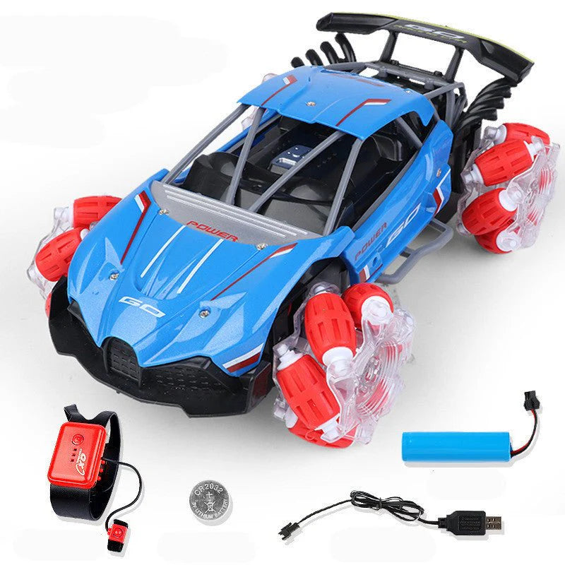 Remote Control Stunt Car – 360° Spins, Climbing Power, & Gesture Magic