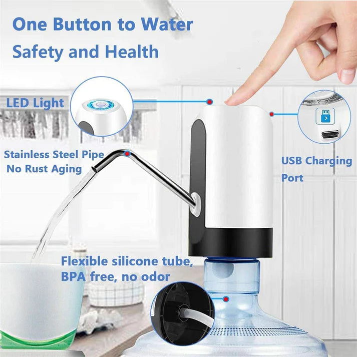 "Electric Water Dispenser Pump – Portable, Rechargeable & Hassle-Free!"