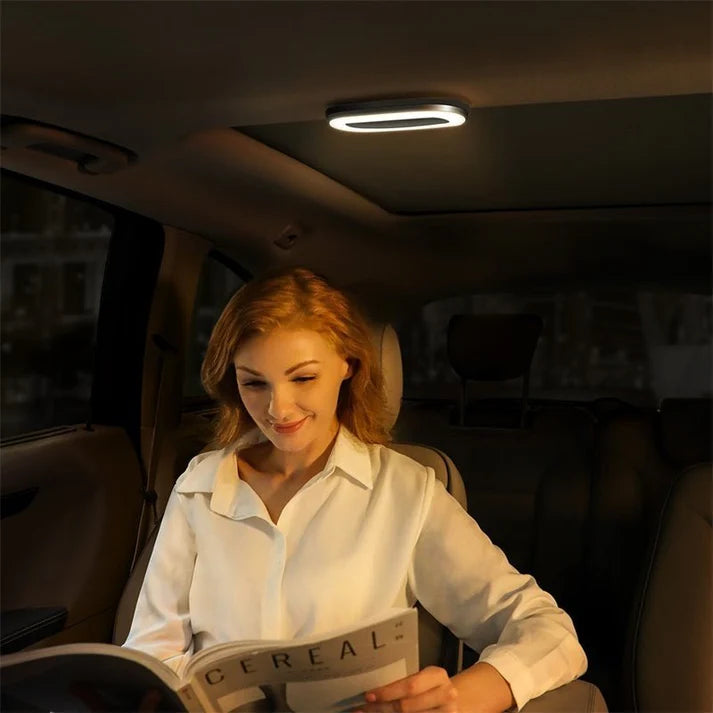 Car LED Reading Lamp – Eye Comfort, Night Mode, USB Powered Interior Light