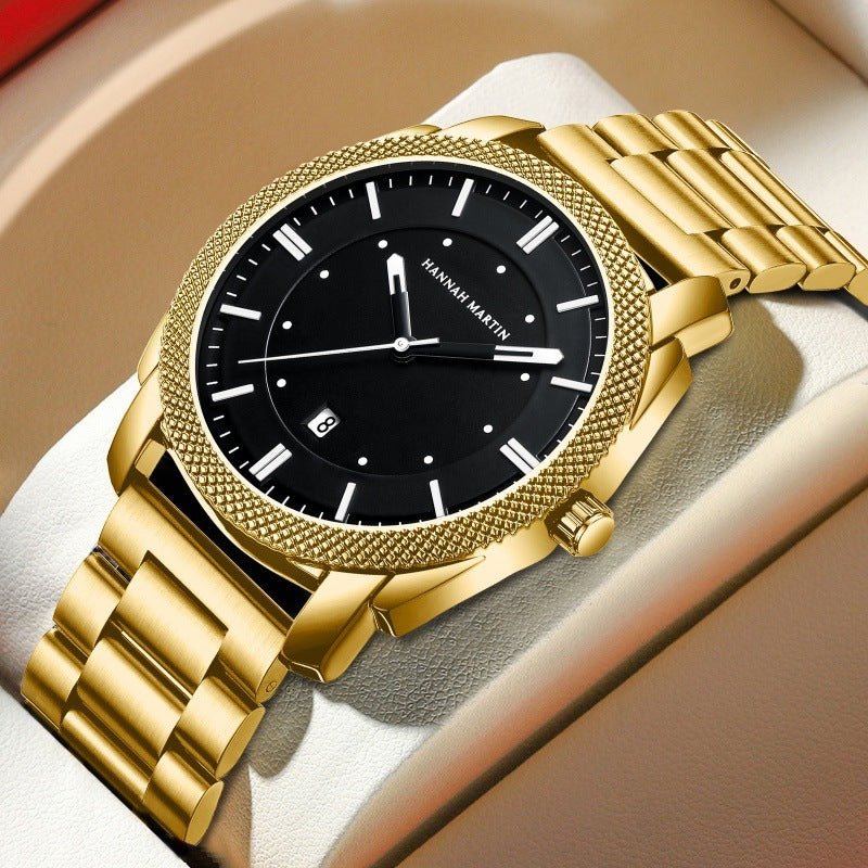 Men's Premium Steel Watch – Waterproof, Elegant & Durable