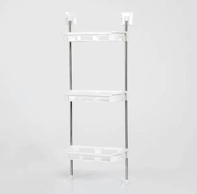 "All-in-One Bathroom Organizer – Multi-Layer Shelves for a Clean, Modern Look!"