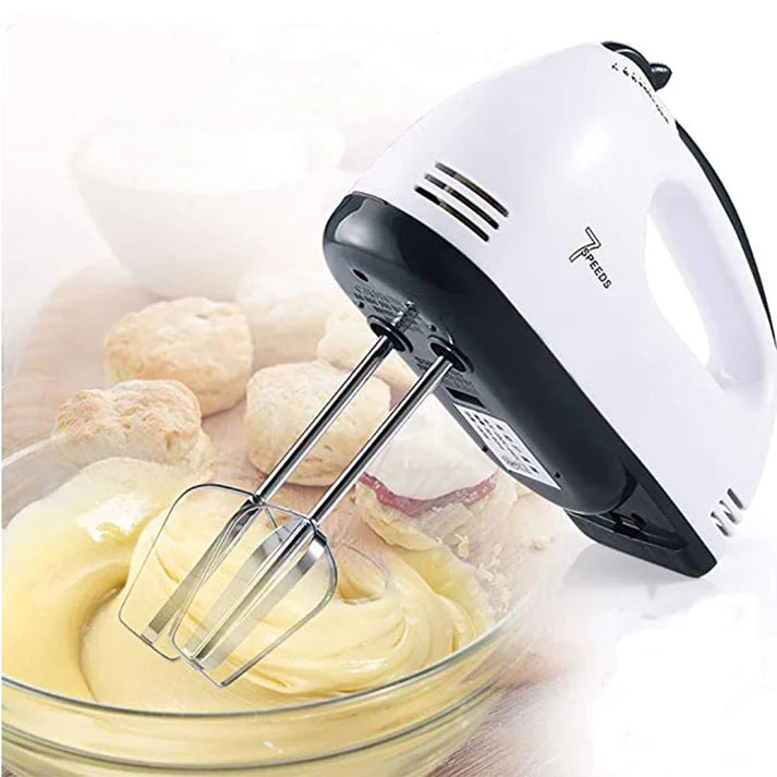 "Super Hand Mixer with Turbo Mode – Mix, Whip & Blend in Seconds!"
